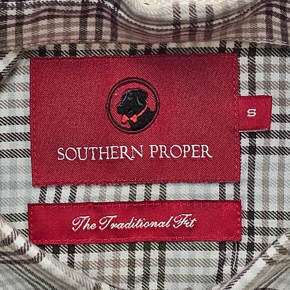 Southern Proper Traditional Fit Button Down S - Picture 4 of 8